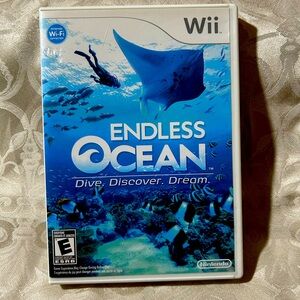NOW ON SALE! Wii Endless Ocean Exploration Game EUC